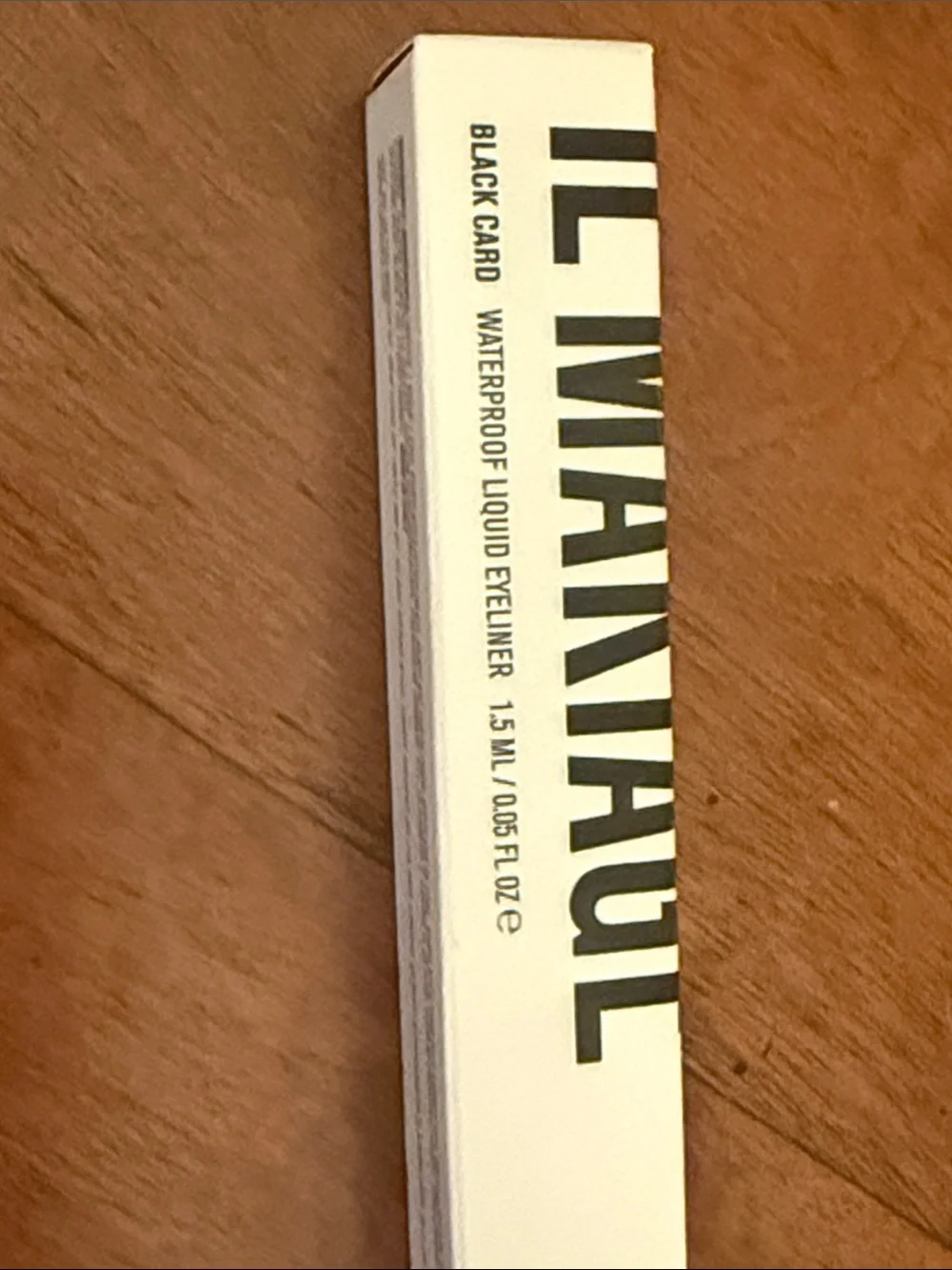 IL MAKIAGE Waterproof Liquid Eyeliner - Black Card - Full Size, Brand New NIB